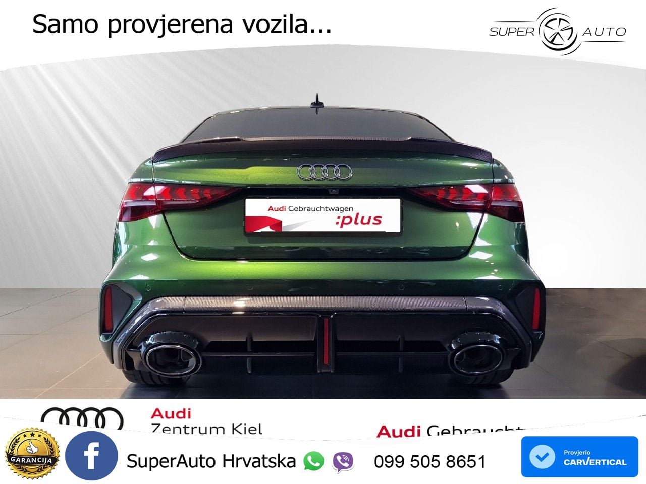 Audi RS3 Sedan 2.5 TFSI (400 KS) quattro S tronic