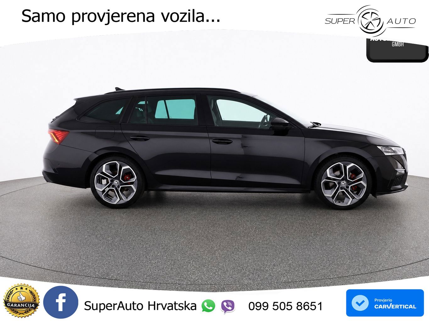 Škoda Octavia Combi RS 2.0 TDI (200 KS) DSG LED+GR SJED+ACC