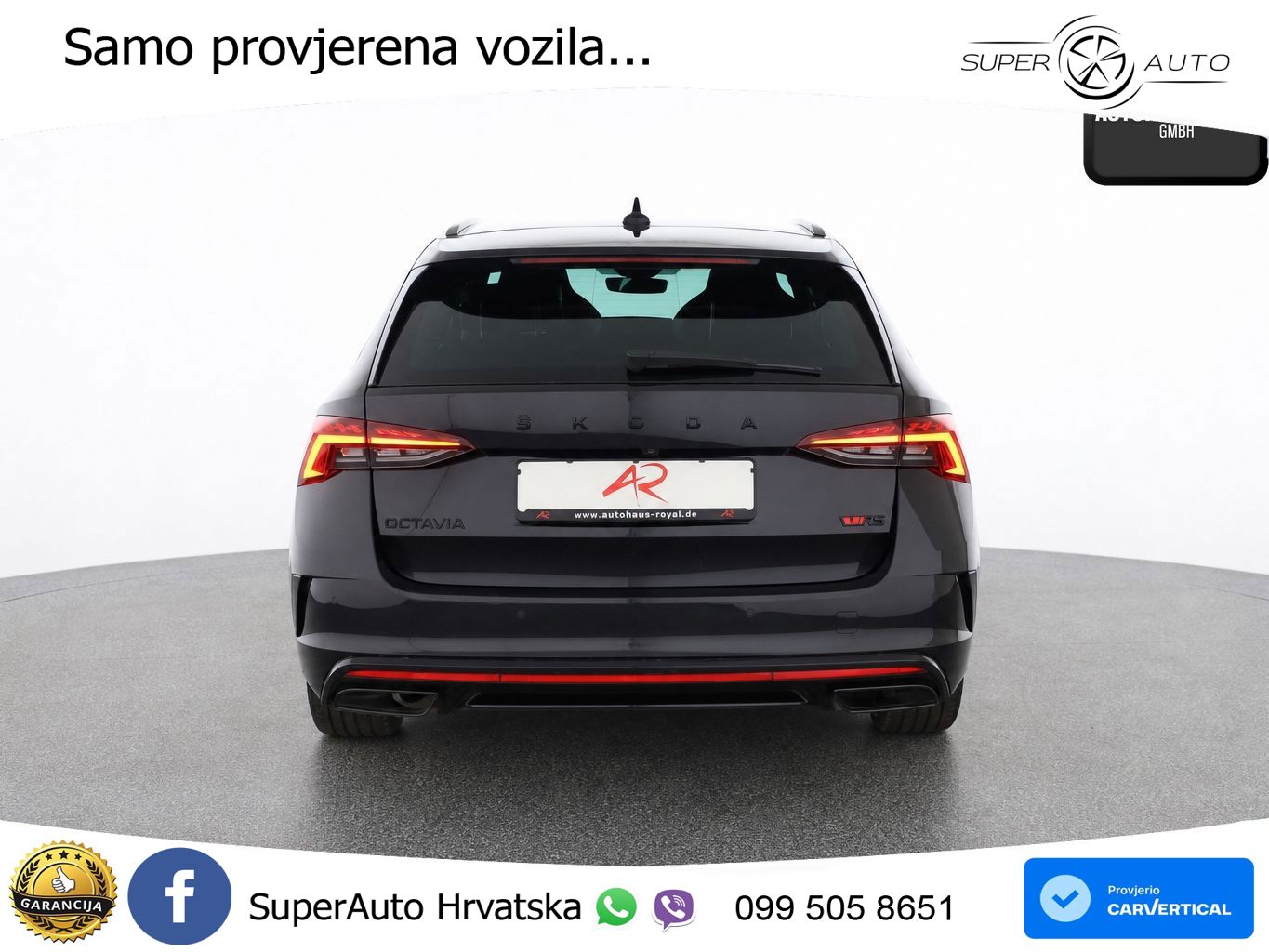 Škoda Octavia Combi RS 2.0 TDI (200 KS) DSG LED+GR SJED+ACC