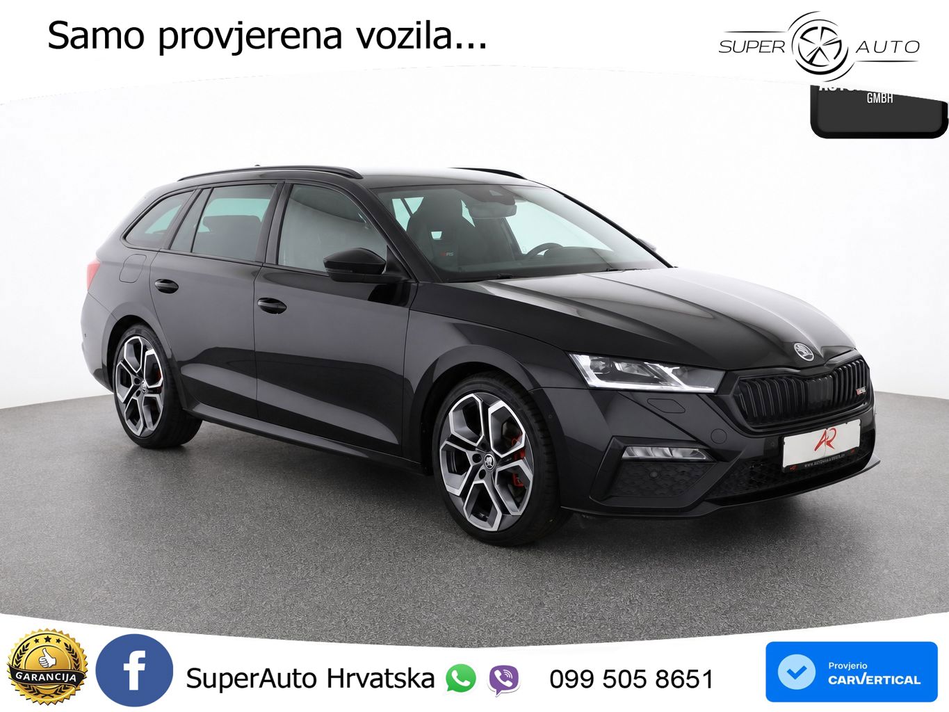 Škoda Octavia Combi RS 2.0 TDI (200 KS) DSG LED+GR SJED+ACC