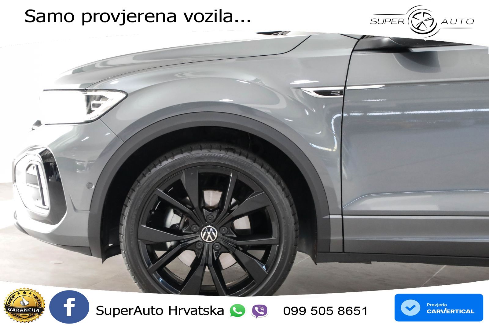 Volkswagen T-Roc 2.0 TSI (190 KS) 4M DSG R-Line LED+GR SJED+ACC