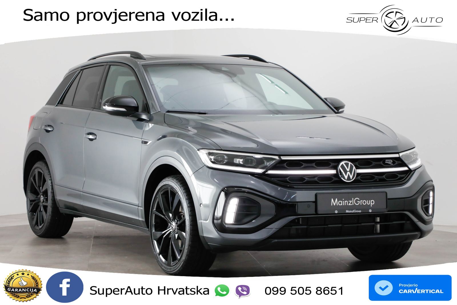 Volkswagen T-Roc 2.0 TSI (190 KS) 4M DSG R-Line LED+GR SJED+ACC