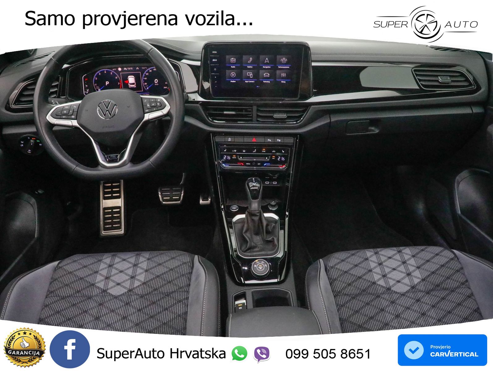 Volkswagen T-Roc 2.0 TSI (190 KS) 4M DSG R-Line LED+GR SJED+ACC