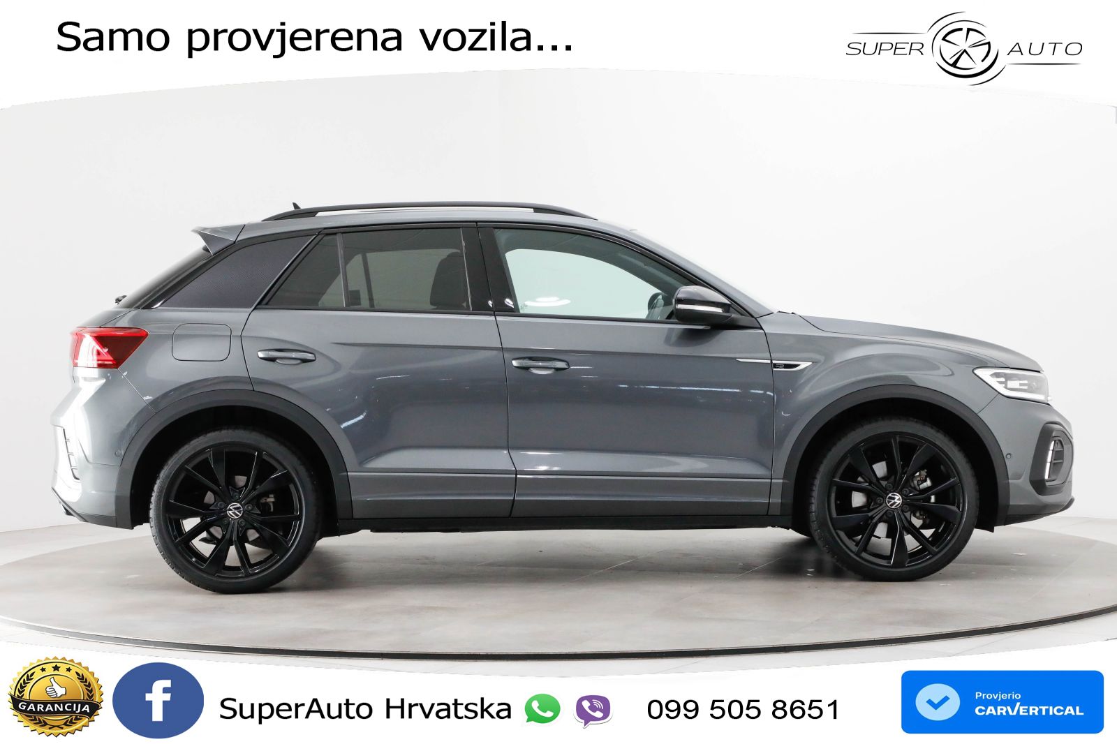 Volkswagen T-Roc 2.0 TSI (190 KS) 4M DSG R-Line LED+GR SJED+ACC