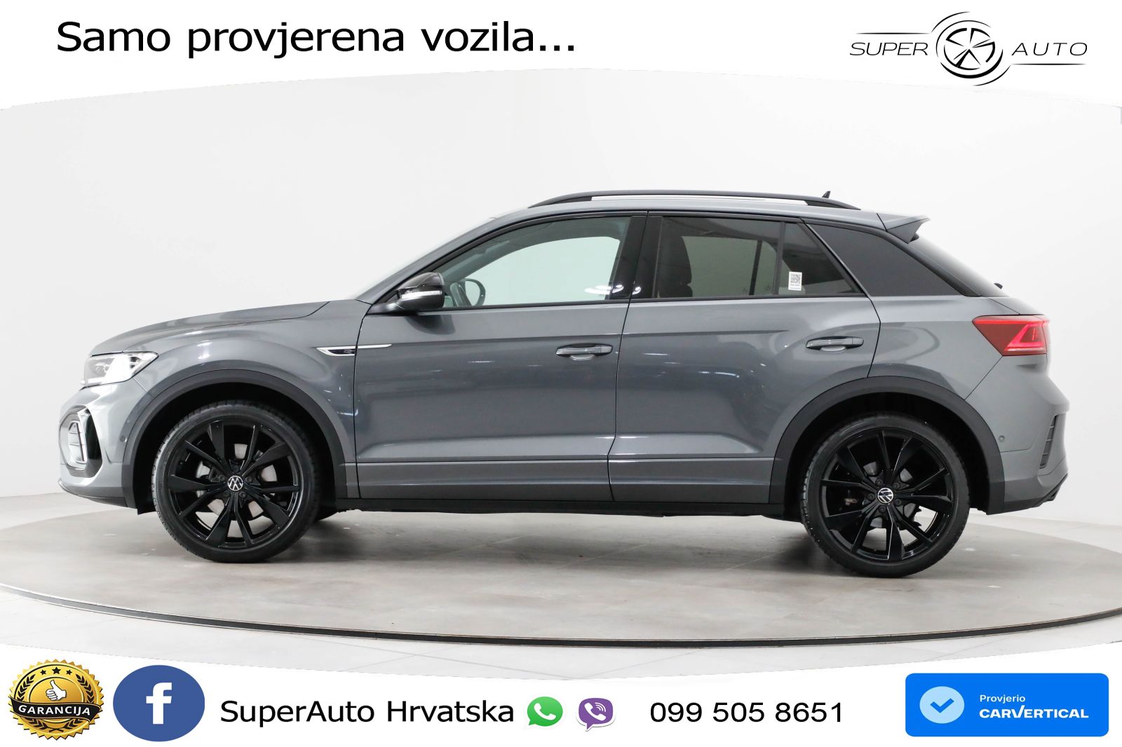 Volkswagen T-Roc 2.0 TSI (190 KS) 4M DSG R-Line LED+GR SJED+ACC