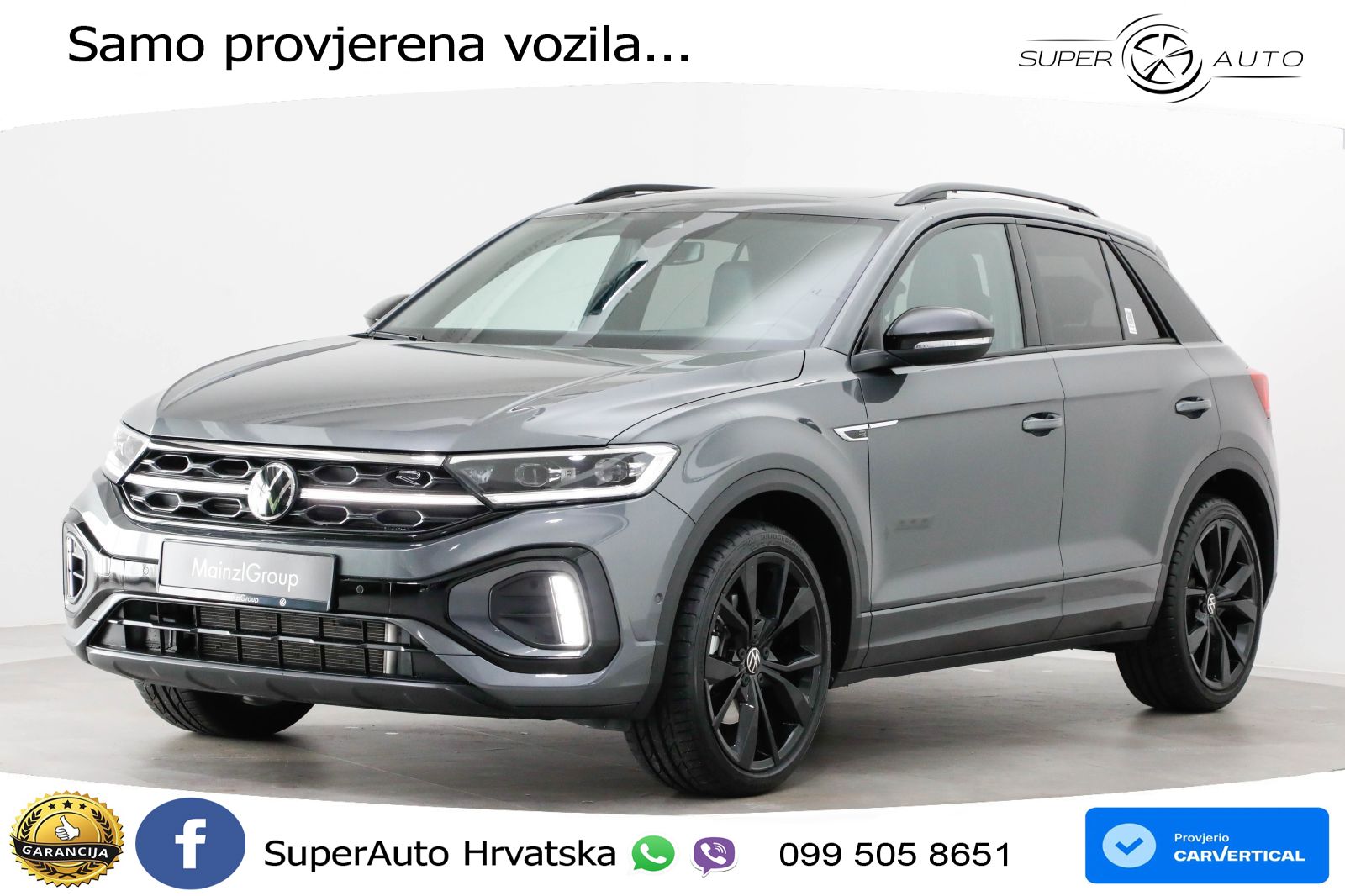Volkswagen T-Roc 2.0 TSI (190 KS) 4M DSG R-Line LED+GR SJED+ACC