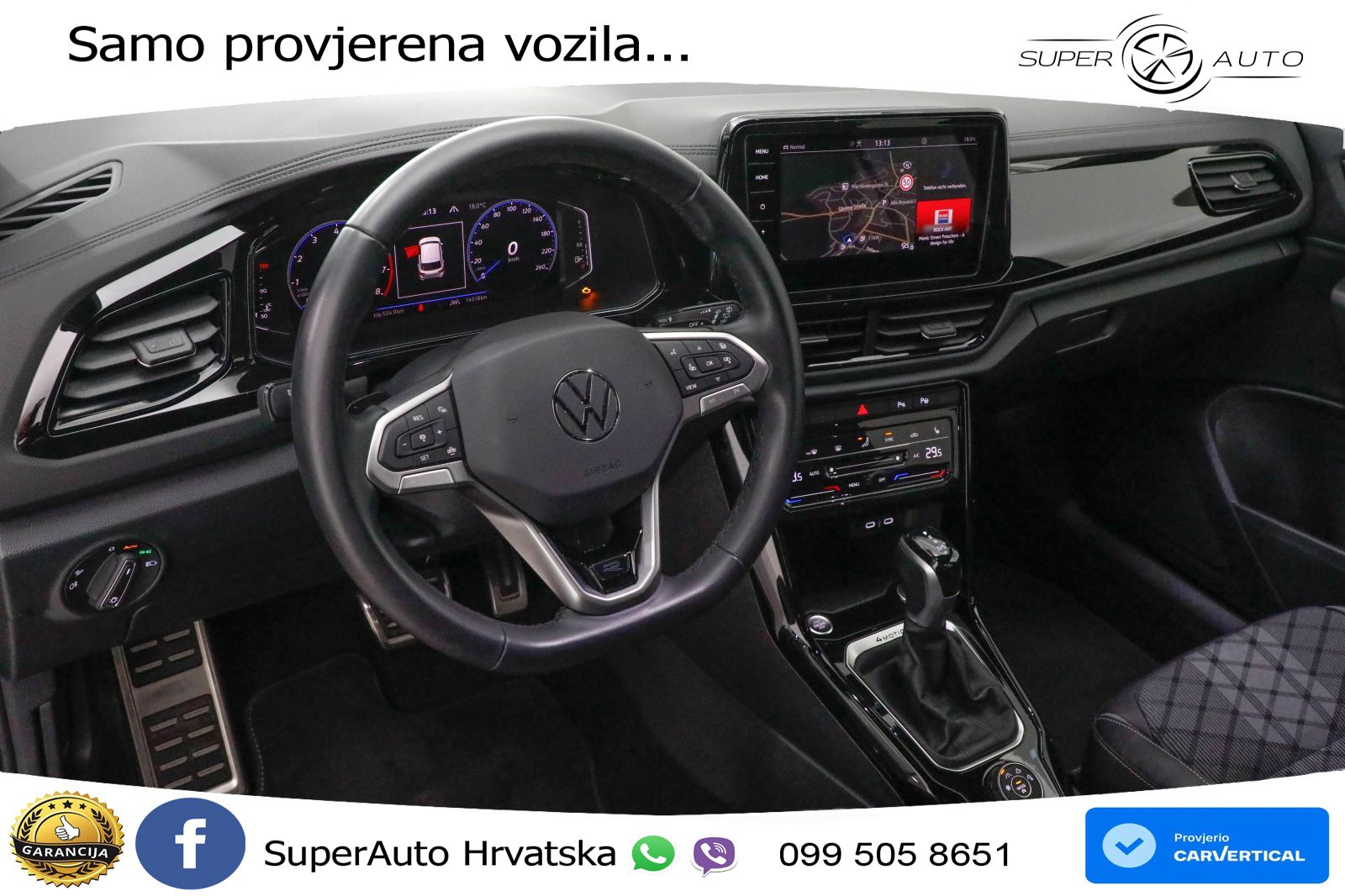 Volkswagen T-Roc 2.0 TSI (190 KS) 4M DSG R-Line LED+GR SJED+ACC