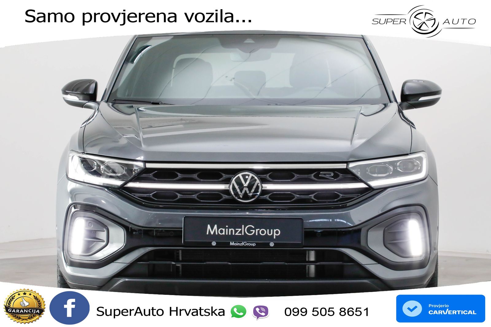 Volkswagen T-Roc 2.0 TSI (190 KS) 4M DSG R-Line LED+GR SJED+ACC