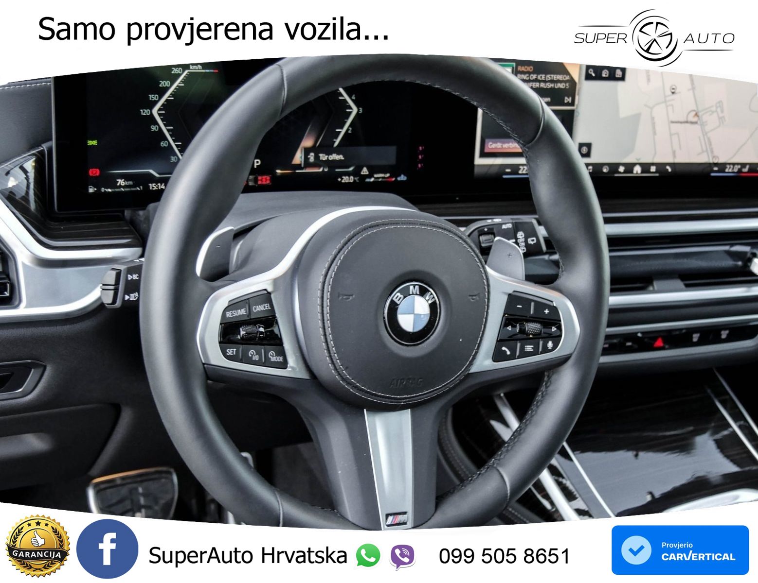 BMW X7 40d (352 KS) xDrive Steptronic M Sport ZRAČNI+ACC+GR SJED+KAM+PANO