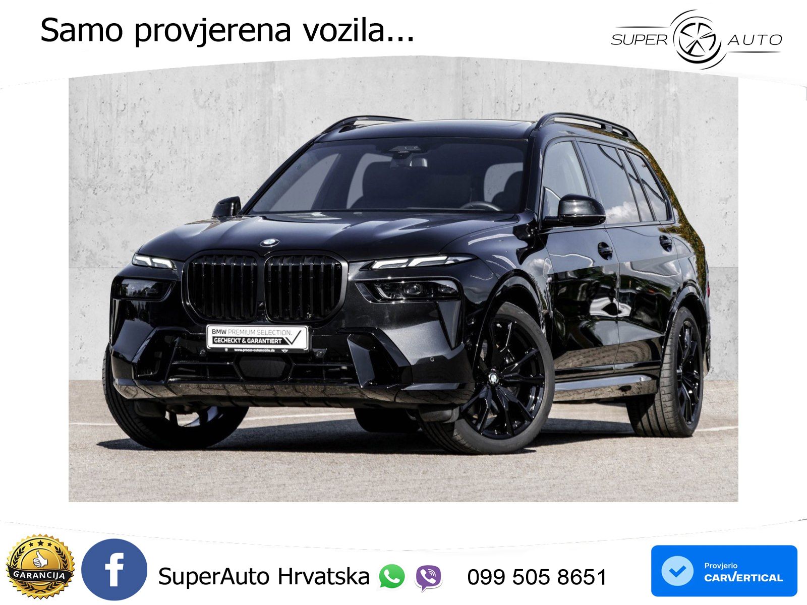 BMW X7 40d (352 KS) xDrive Steptronic M Sport ZRAČNI+ACC+GR SJED+KAM+PANO