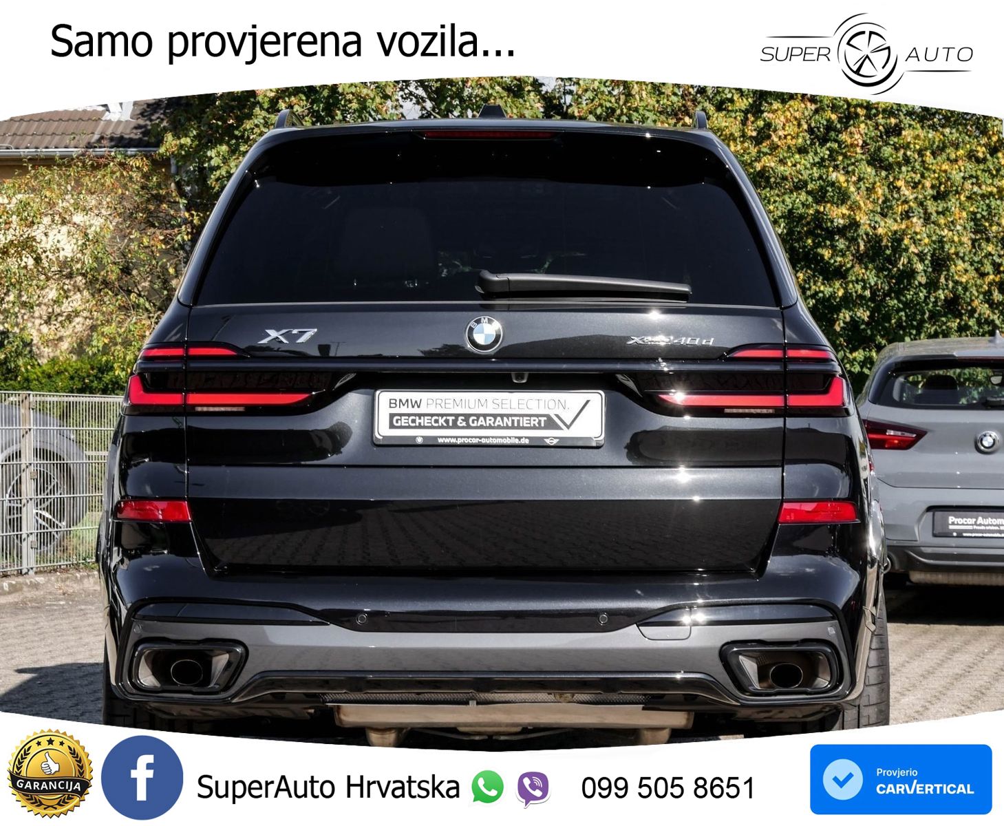 BMW X7 40d (352 KS) xDrive Steptronic M Sport ZRAČNI+ACC+GR SJED+KAM+PANO
