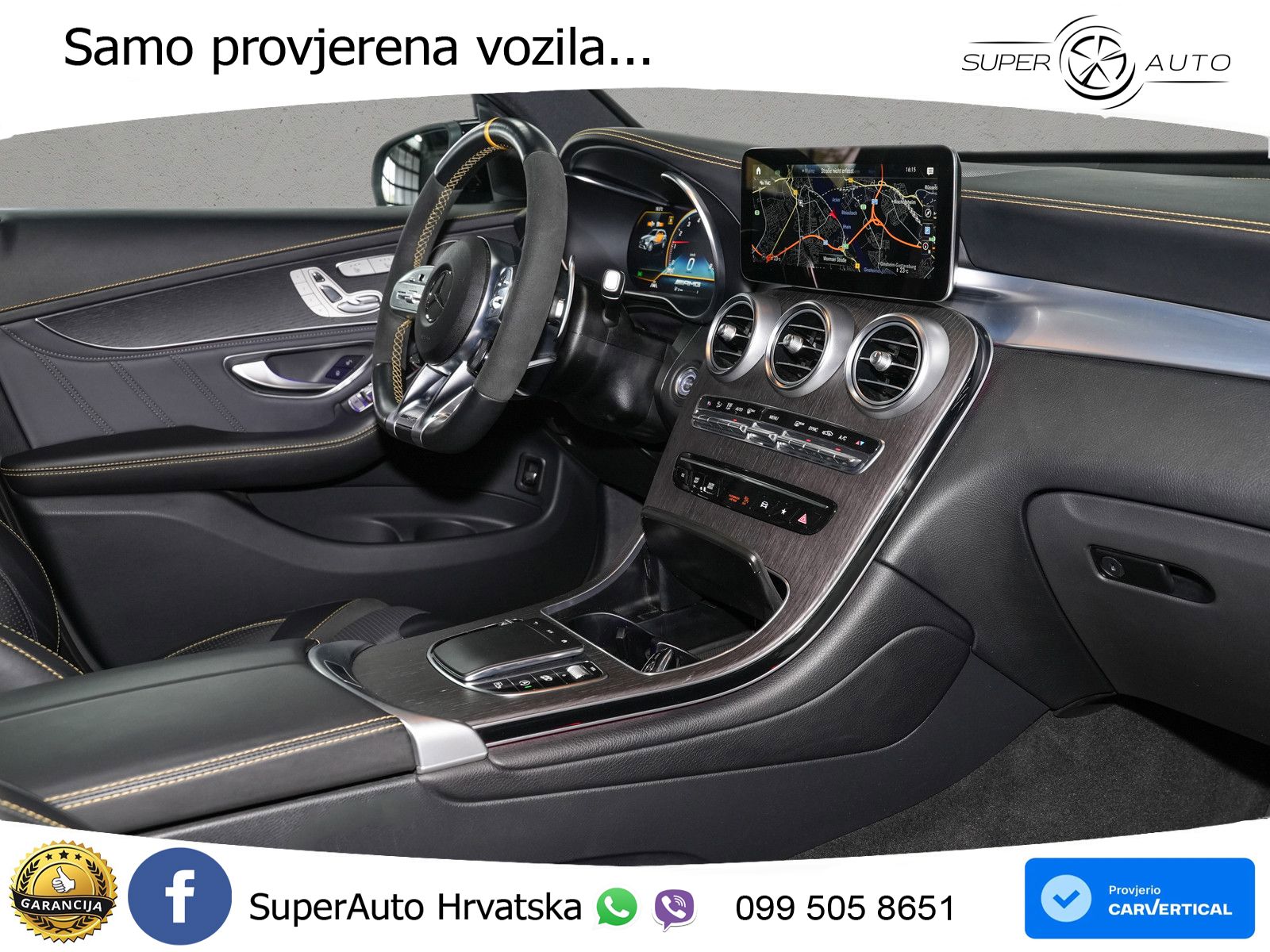 Mercedes AMG GLC 63 S V8 (510 KS) 4MATIC+ MCT LED+GR SJED+ACC