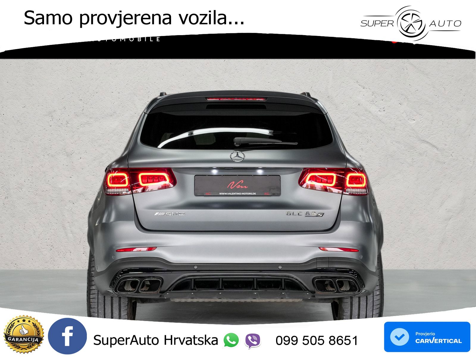 Mercedes AMG GLC 63 S V8 (510 KS) 4MATIC+ MCT LED+GR SJED+ACC