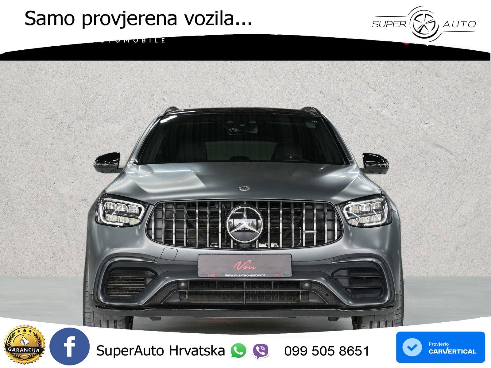 Mercedes AMG GLC 63 S V8 (510 KS) 4MATIC+ MCT LED+GR SJED+ACC