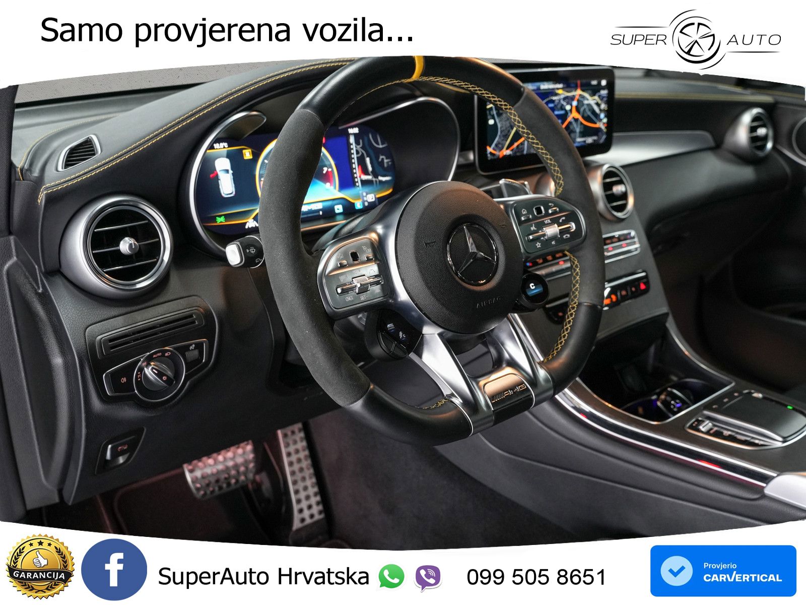 Mercedes AMG GLC 63 S V8 (510 KS) 4MATIC+ MCT LED+GR SJED+ACC