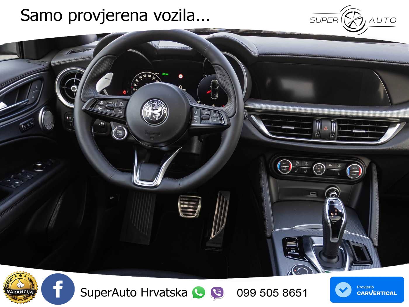 Alfa Romeo Stelvio 2.0 Turbo (280 KS) Q4 Automatic LED+GR SJED+ACC