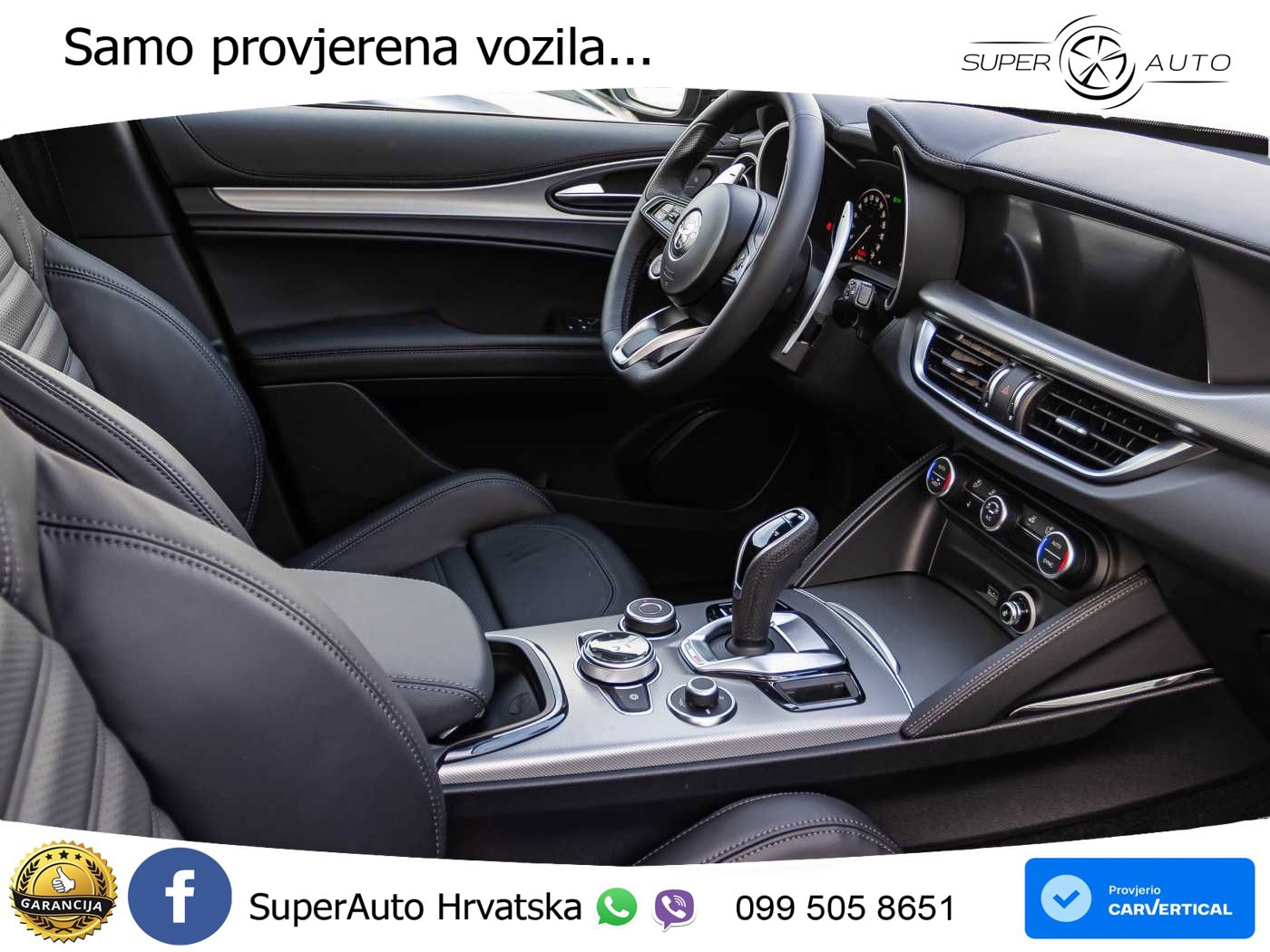 Alfa Romeo Stelvio 2.0 Turbo (280 KS) Q4 Automatic LED+GR SJED+ACC