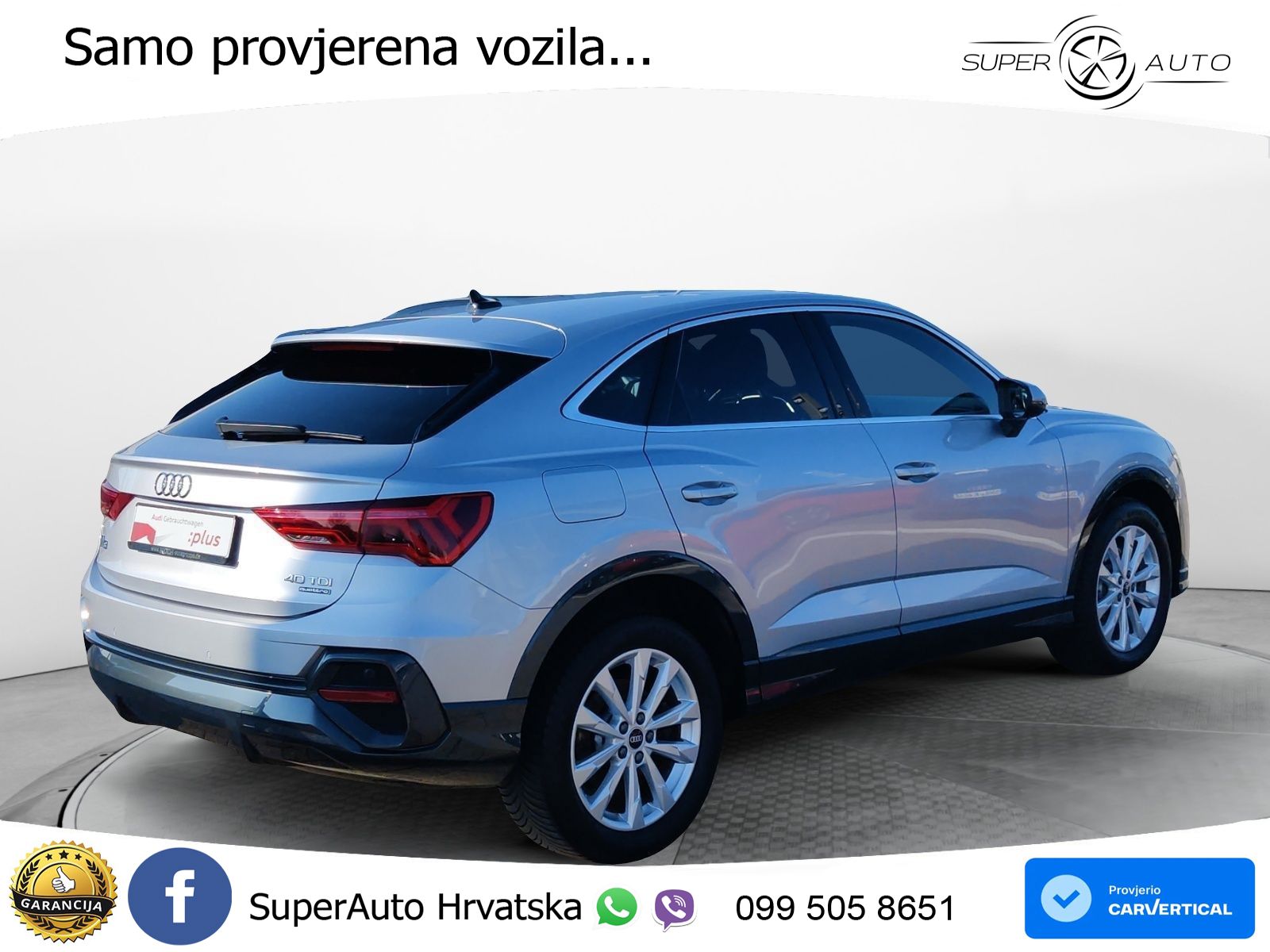 Audi Q3 Sportback 40 TDI (200 KS) quattro S tronic S line