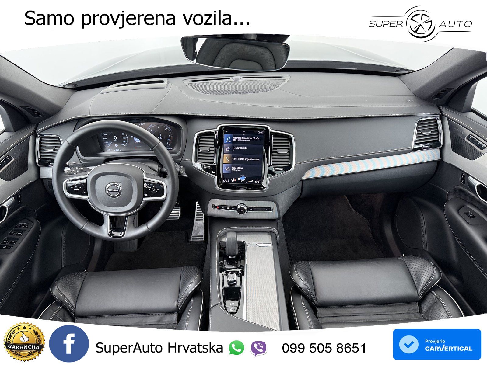 Volvo XC90 2.0 B5 Diesel AWD Automatic ACC+HEAD+4xGR SJED+360+PANO