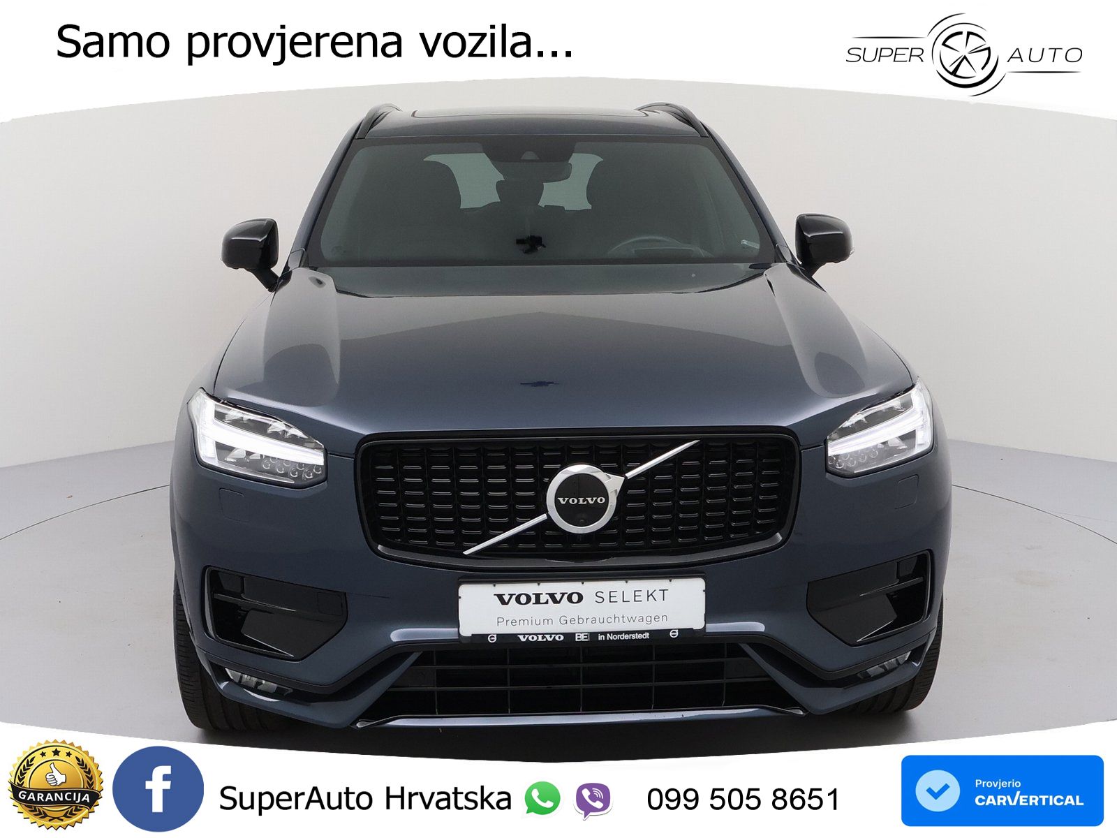 Volvo XC90 2.0 B5 Diesel AWD Automatic ACC+HEAD+4xGR SJED+360+PANO