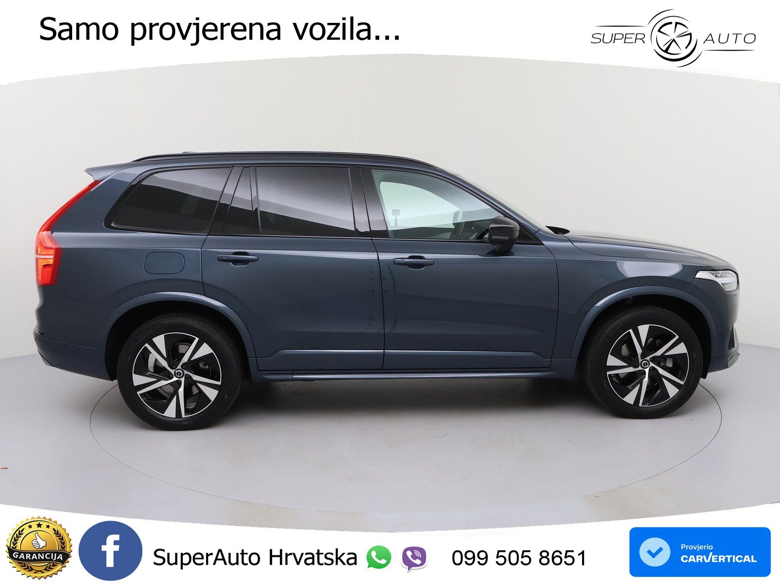 Volvo XC90 2.0 B5 Diesel AWD Automatic ACC+HEAD+4xGR SJED+360+PANO