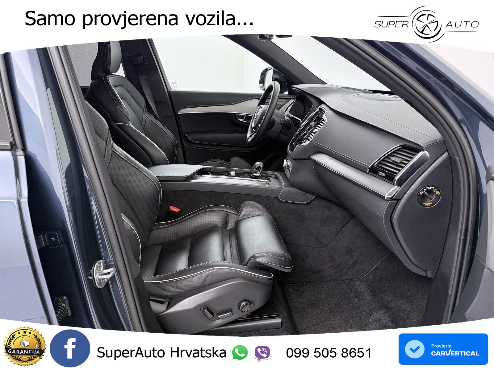 Volvo XC90 2.0 B5 Diesel AWD Automatic ACC+HEAD+4xGR SJED+360+PANO
