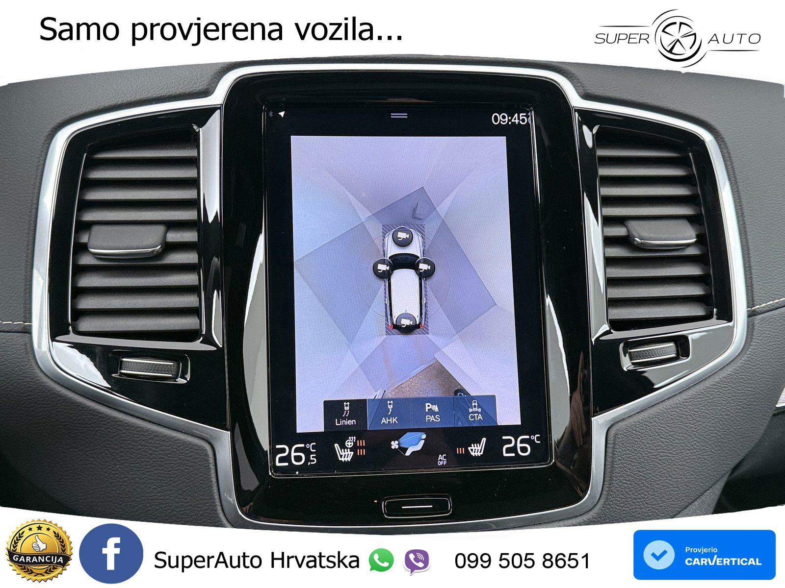 Volvo XC90 2.0 B5 Diesel AWD Automatic ACC+HEAD+4xGR SJED+360+PANO