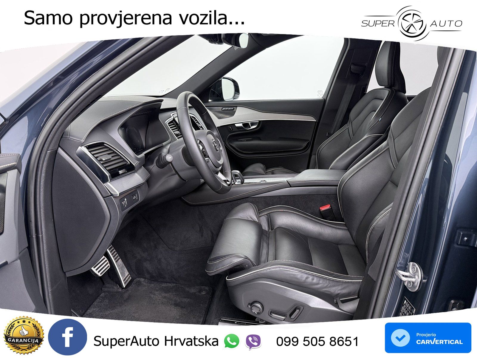 Volvo XC90 2.0 B5 Diesel AWD Automatic ACC+HEAD+4xGR SJED+360+PANO