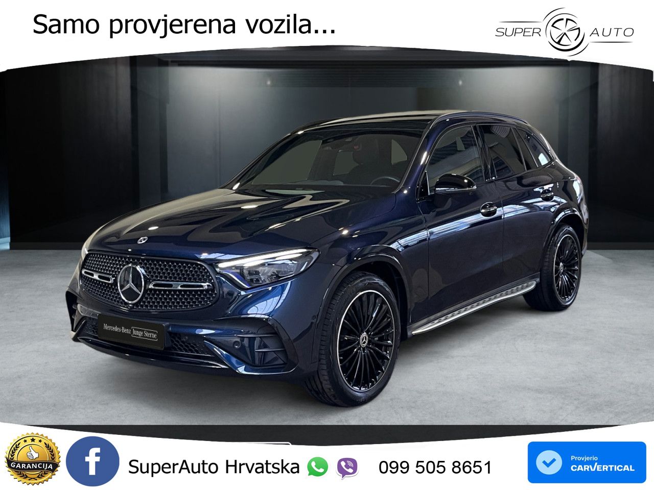 Mercedes GLC 300d (269 KS) 4MATIC 9G-TRONIC AMG ZRAČNI+ACC+GR SJED+KAM+PANO