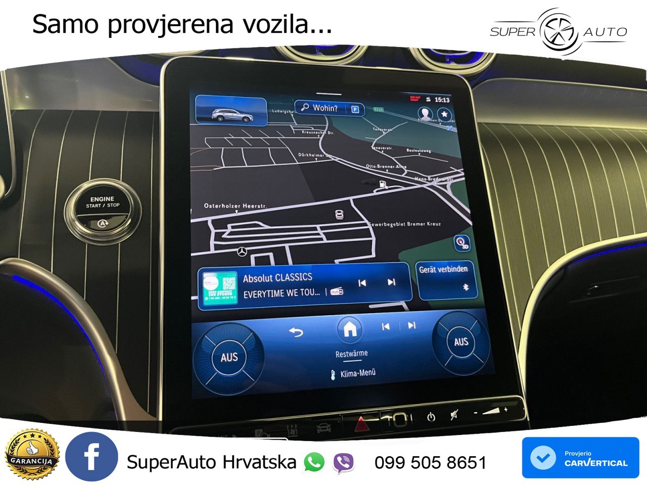 Mercedes GLC 300d (269 KS) 4MATIC 9G-TRONIC AMG ZRAČNI+ACC+GR SJED+KAM+PANO