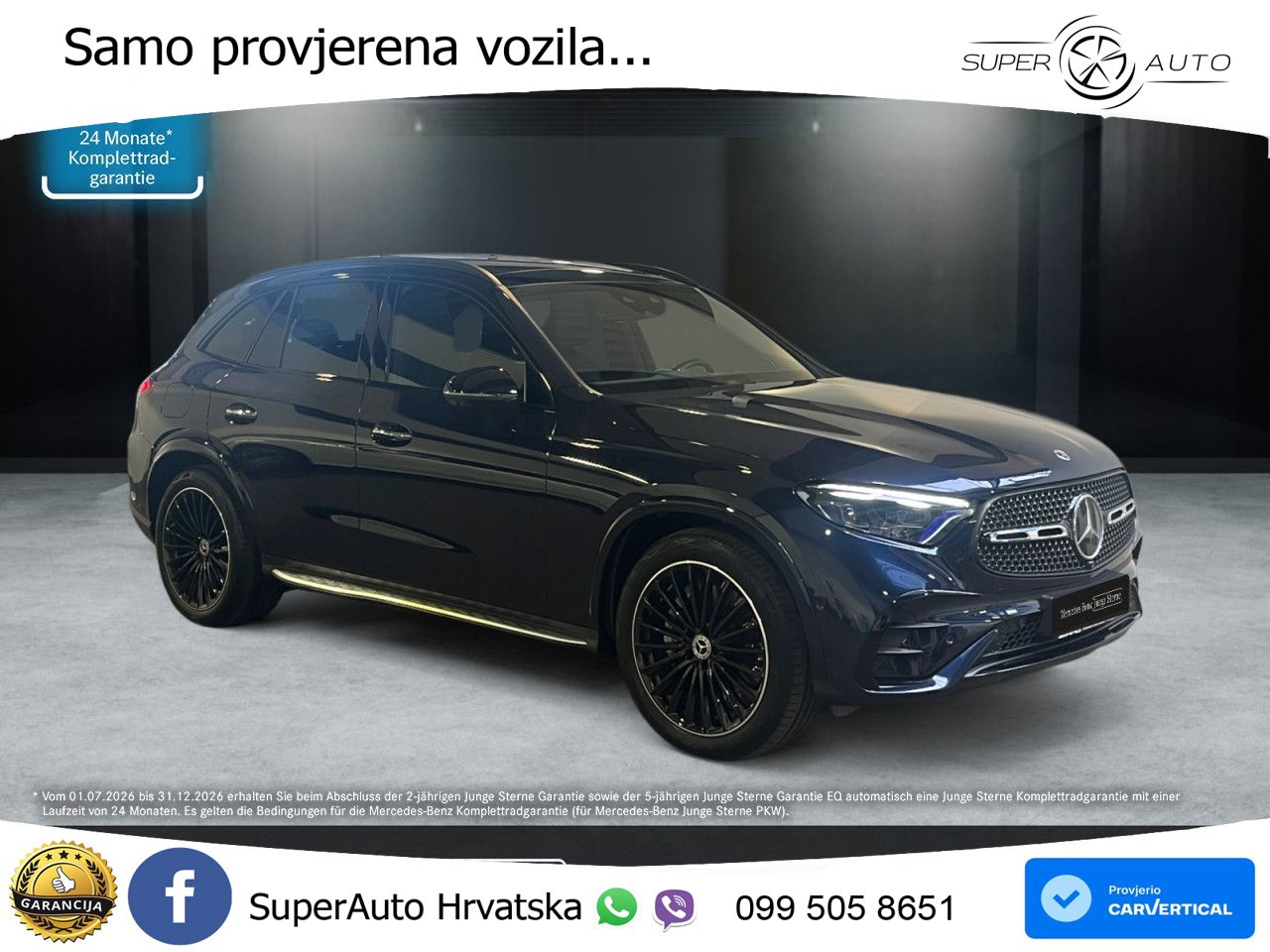 Mercedes GLC 300d (269 KS) 4MATIC 9G-TRONIC AMG ZRAČNI+ACC+GR SJED+KAM+PANO