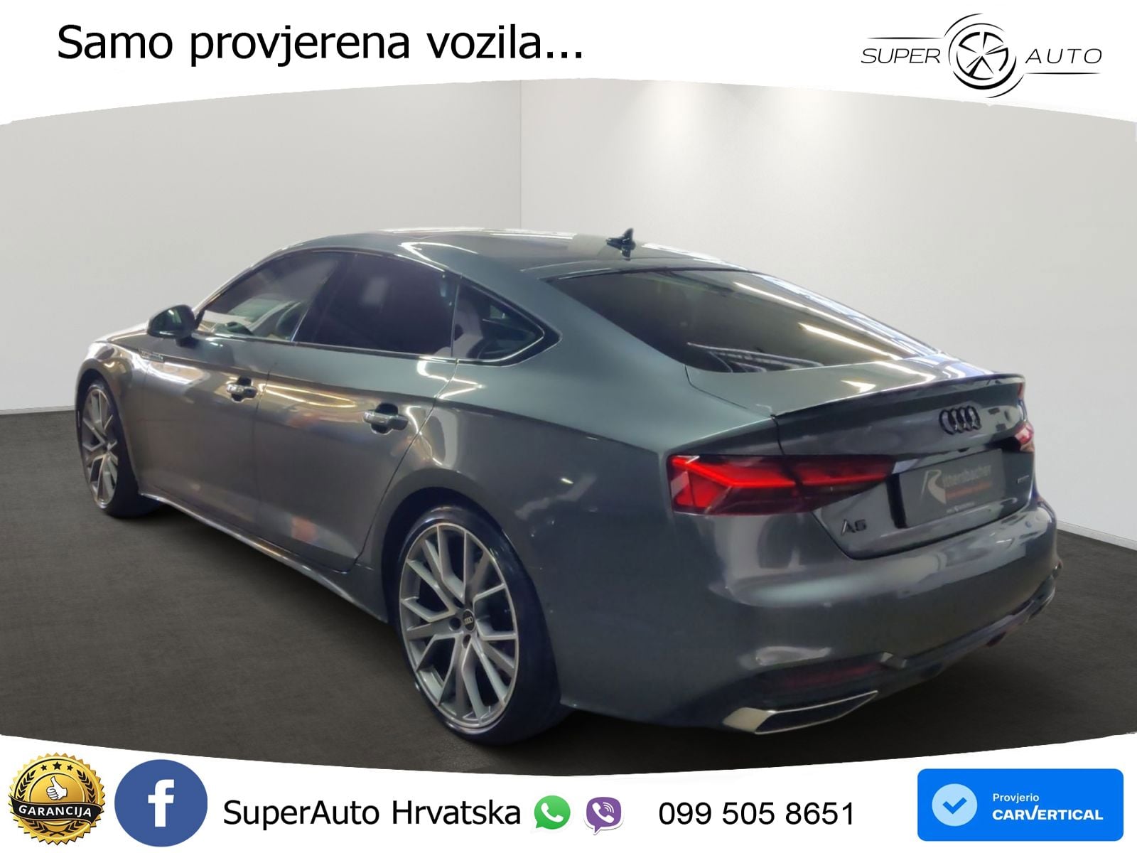 Audi A5 Sportback 40 TDI (204 KS) quattro S tronic S line LED+GR SJED+ACC