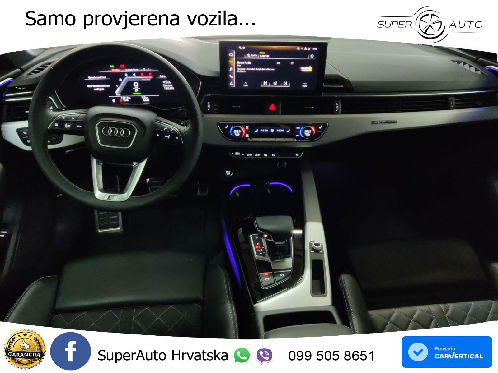 Audi A5 Sportback 40 TDI (204 KS) quattro S tronic S line LED+GR SJED+ACC