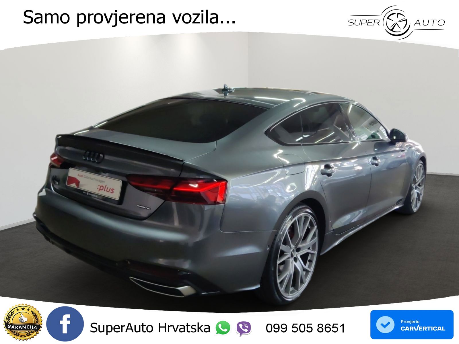 Audi A5 Sportback 40 TDI (204 KS) quattro S tronic S line LED+GR SJED+ACC
