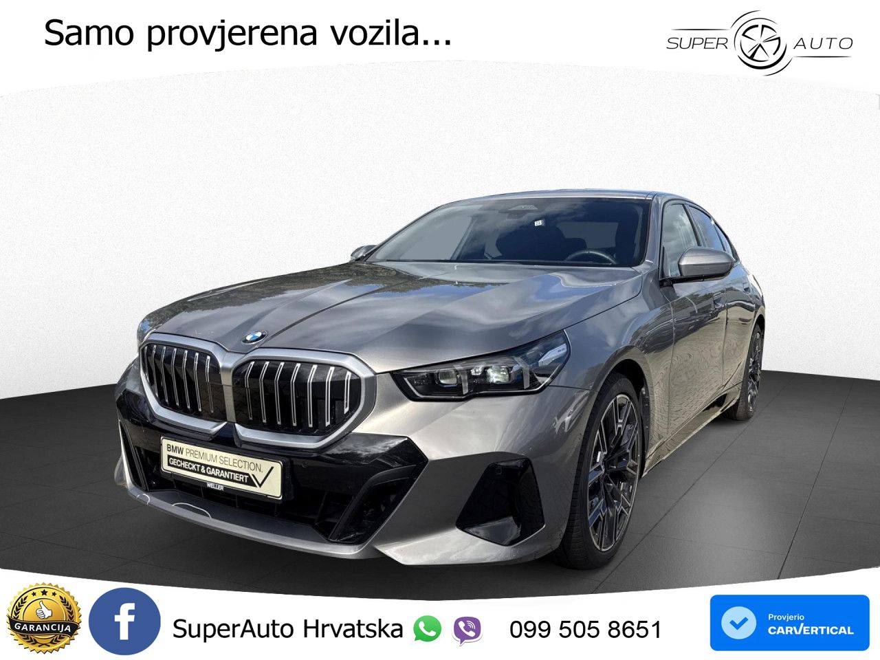 BMW 520d (197 KS) Steptronic M Sport LED+GR SJED+ACC