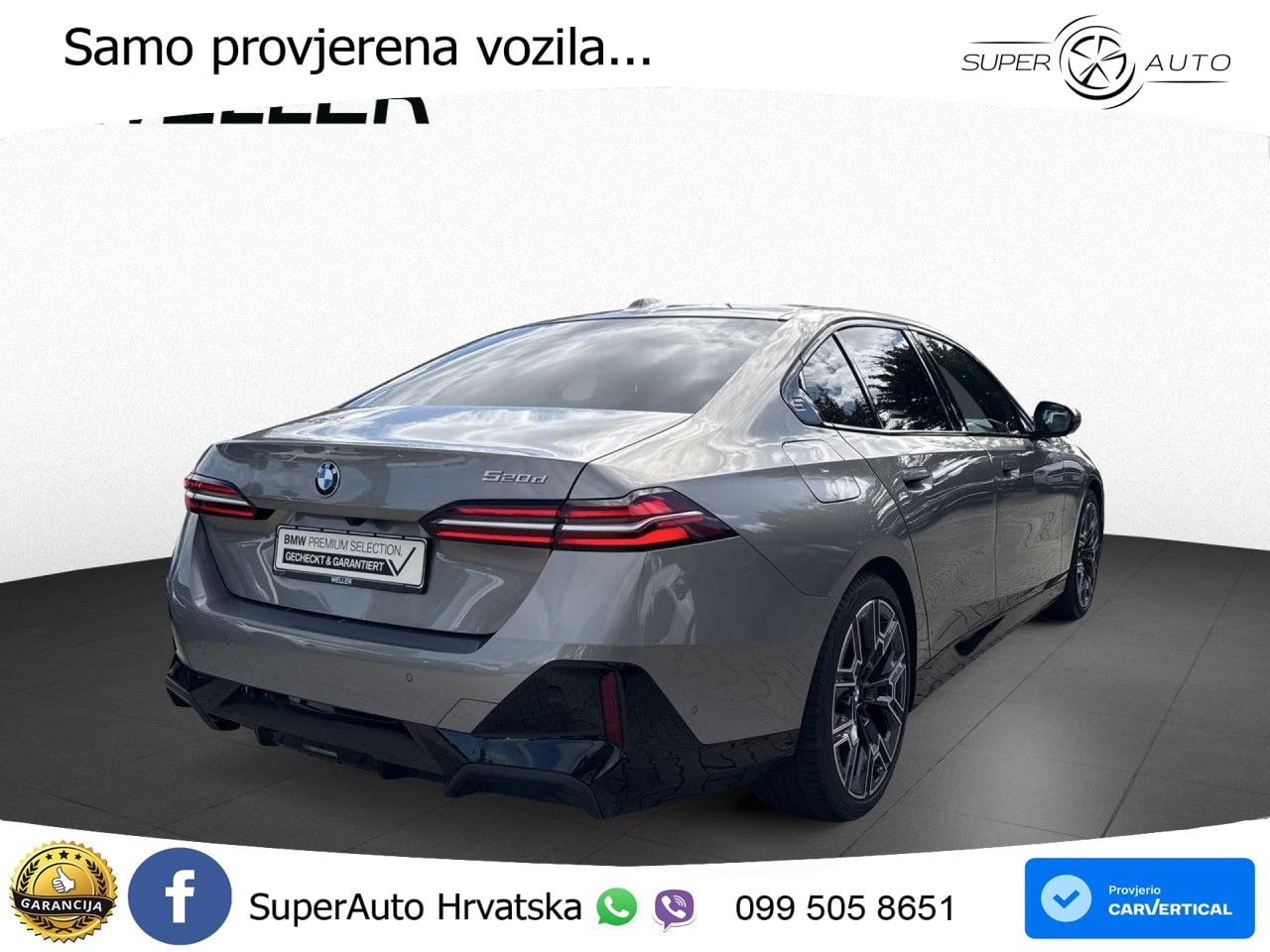 BMW 520d (197 KS) Steptronic M Sport LED+GR SJED+ACC
