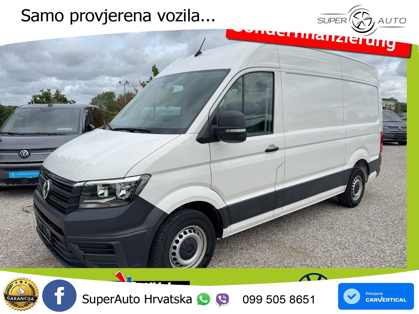 Volkswagen Crafter 35 Kasten MR Kamera 177 KS