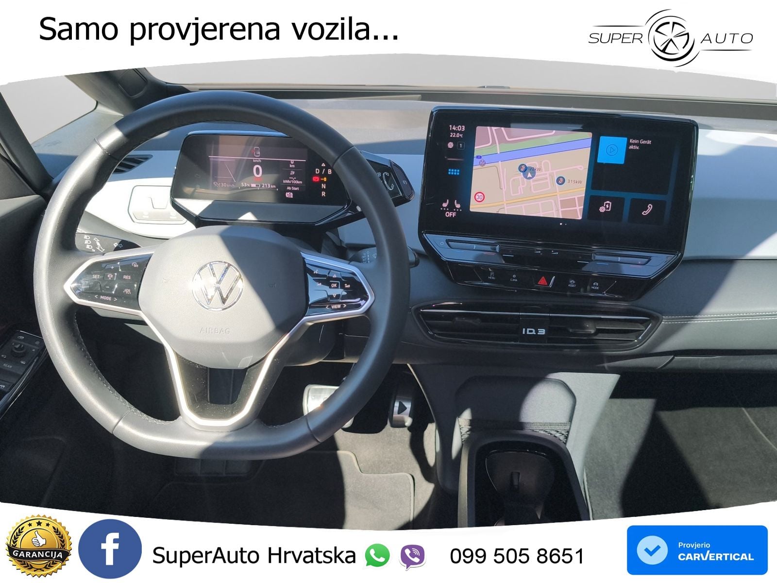 Volkswagen ID.3 Pro 62 kWh (204 KS) LED+GR SJED+ACC