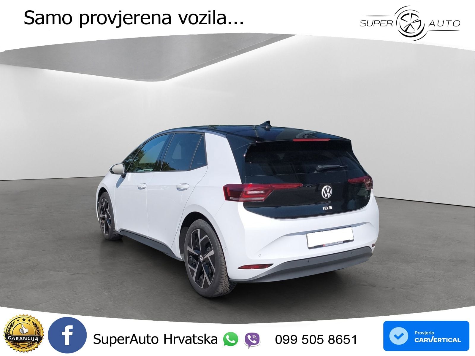 Volkswagen ID.3 Pro 62 kWh (204 KS) LED+GR SJED+ACC