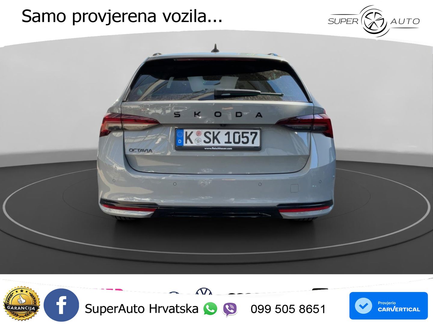 Škoda Octavia Combi 2.0 TDI (150 KS) DSG SportLine LED+GR SJED+ACC