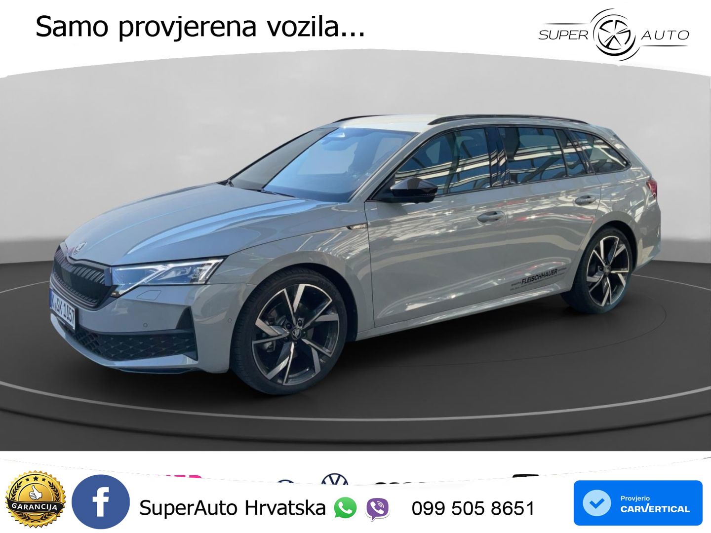 Škoda Octavia Combi 2.0 TDI (150 KS) DSG SportLine LED+GR SJED+ACC