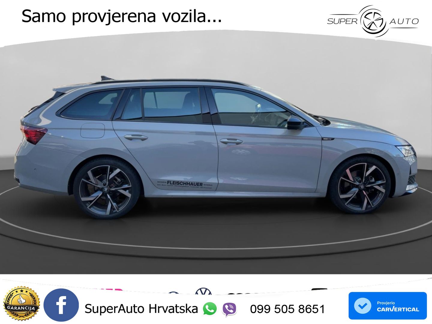 Škoda Octavia Combi 2.0 TDI (150 KS) DSG SportLine LED+GR SJED+ACC
