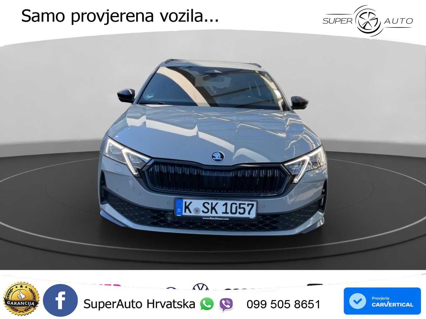 Škoda Octavia Combi 2.0 TDI (150 KS) DSG SportLine LED+GR SJED+ACC