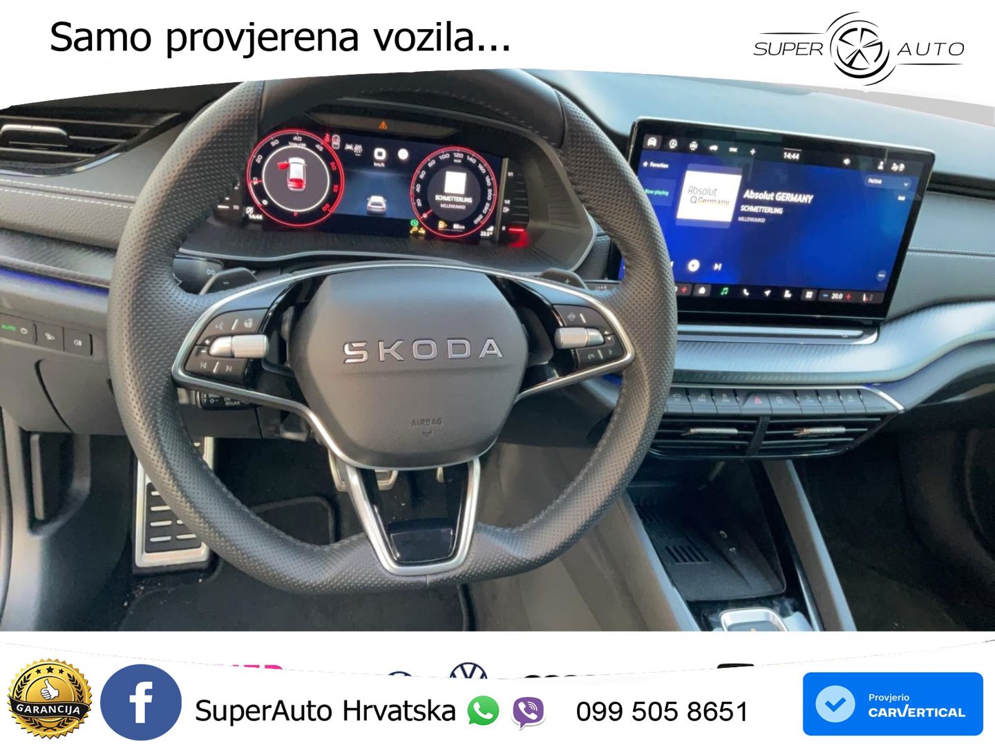 Škoda Octavia Combi 2.0 TDI (150 KS) DSG SportLine LED+GR SJED+ACC