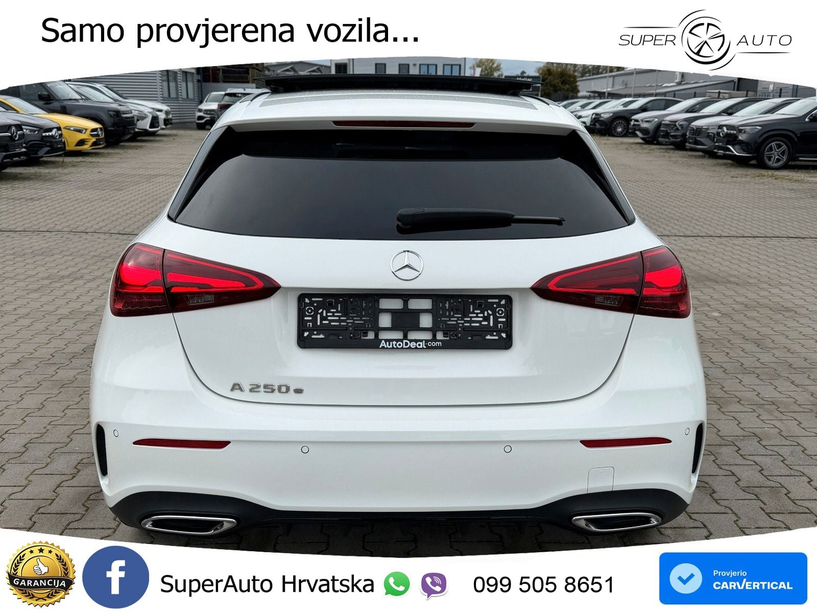 Mercedes-Benz A 250e 8G-DCT AMG ACC+HEAD+GR SJED+360+PANO