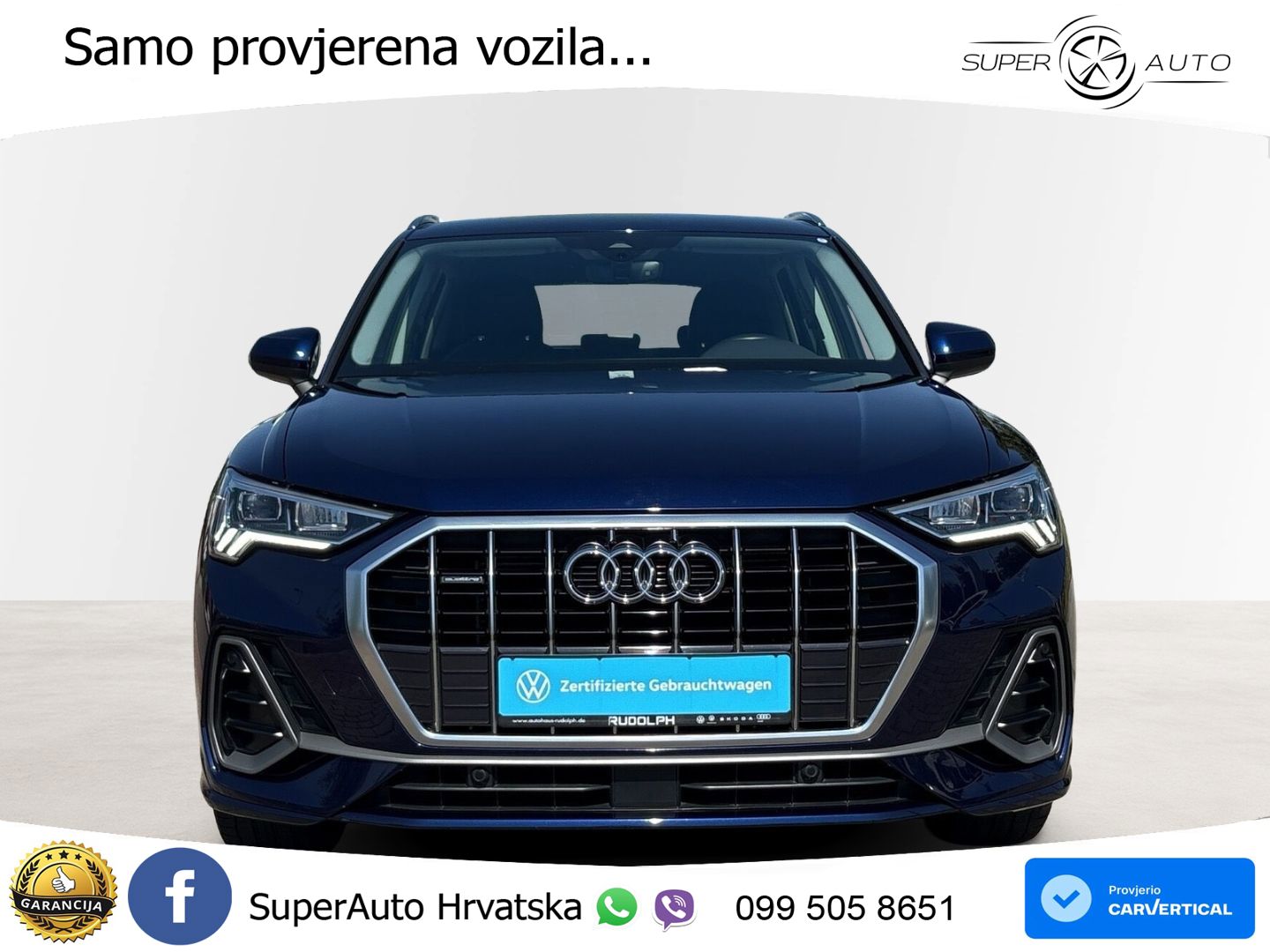 Audi Q3 40 TFSI (190 KS) quattro S tronic S line LED+GR SJED+ACC