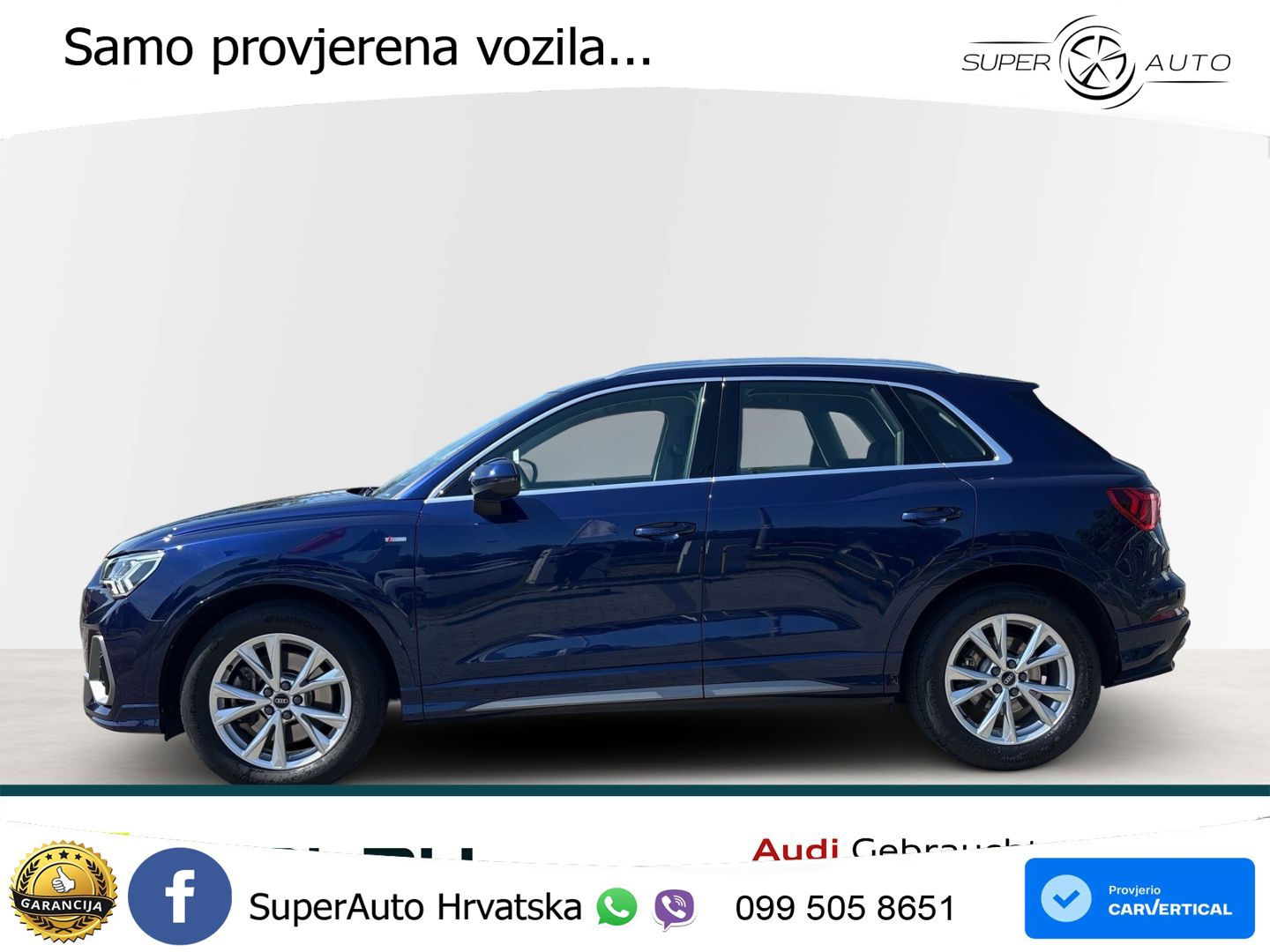 Audi Q3 40 TFSI (190 KS) quattro S tronic S line LED+GR SJED+ACC