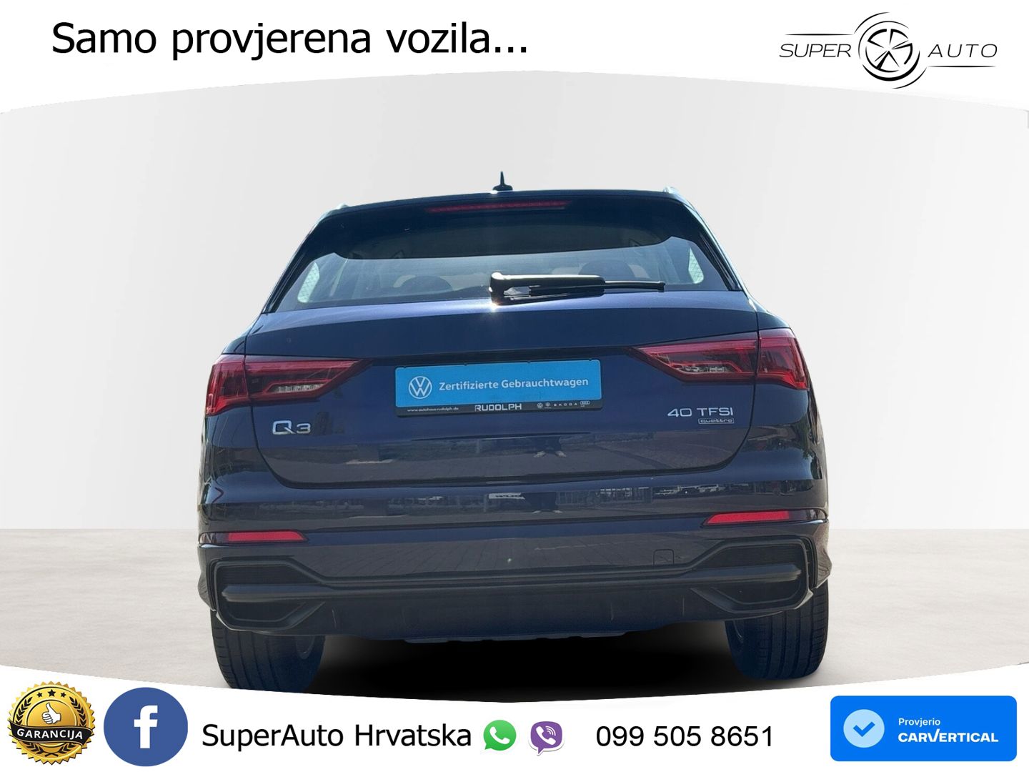 Audi Q3 40 TFSI (190 KS) quattro S tronic S line LED+GR SJED+ACC