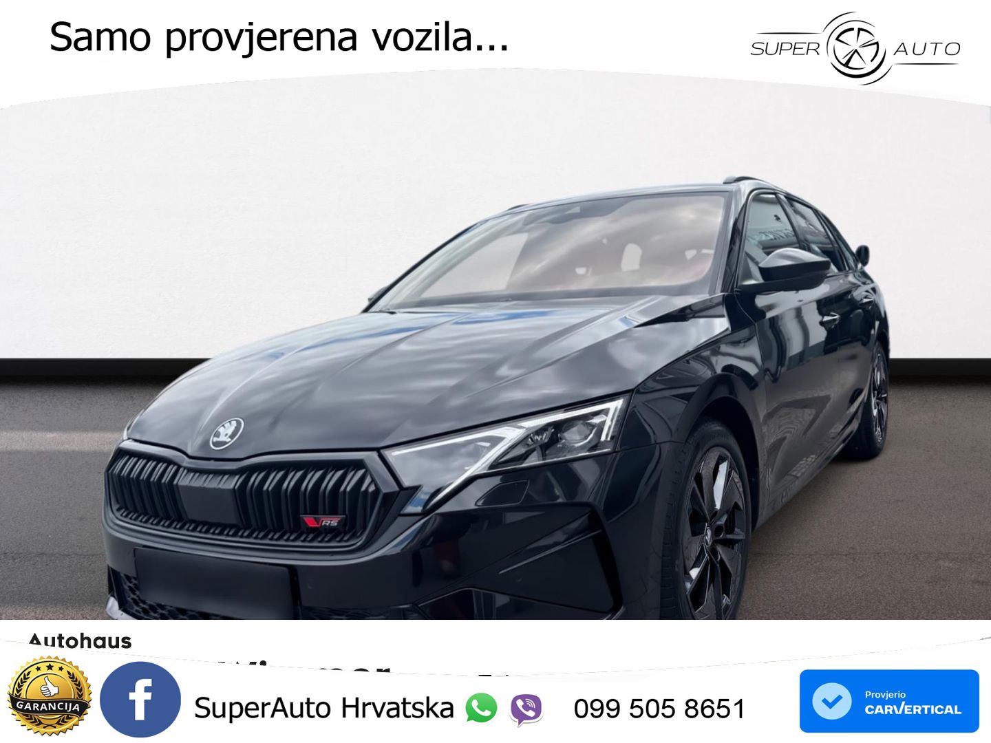 Škoda Octavia Combi RS 2.0 TSI (265 KS) DSG MATRIX+GR SJED+KAM