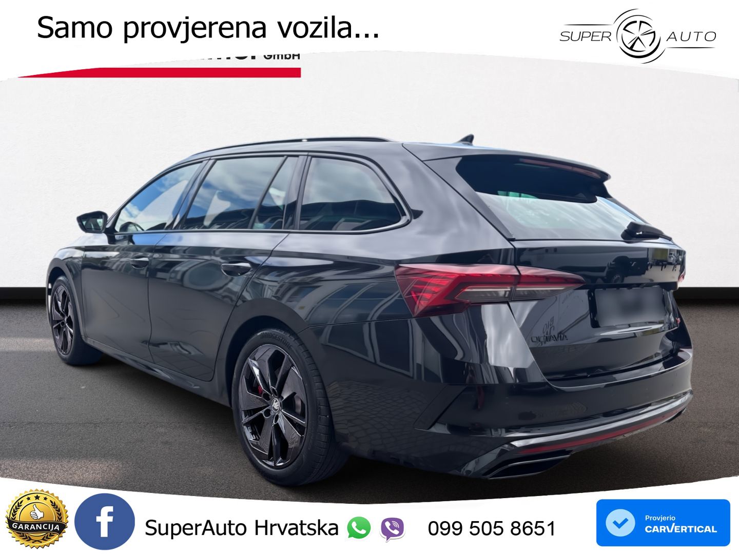 Škoda Octavia Combi RS 2.0 TSI (265 KS) DSG MATRIX+GR SJED+KAM
